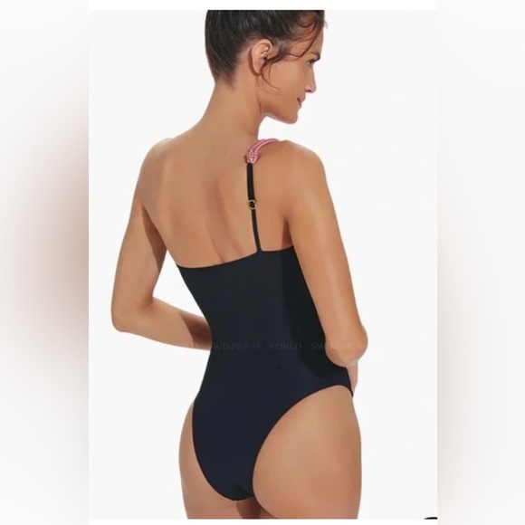 VIX ZAILA Solid Brazilian One-Piece Size Large NWT sexy, strapy bathing suit - Picture 2 of 8